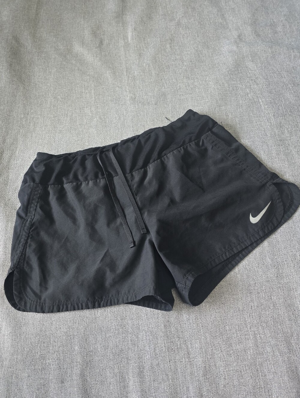 Nike Athletic Running Shorts with Reflective Swoosh & Built-in Underwear Sz S